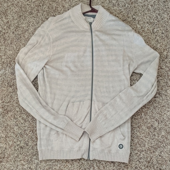 Linksoul Other - Men's Linksoul Medium Full Zip Striped Sweater